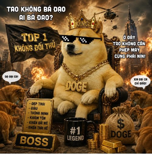 Bộ sưu tập Doge meme biểu cảm huyền thoại cực bá đạo