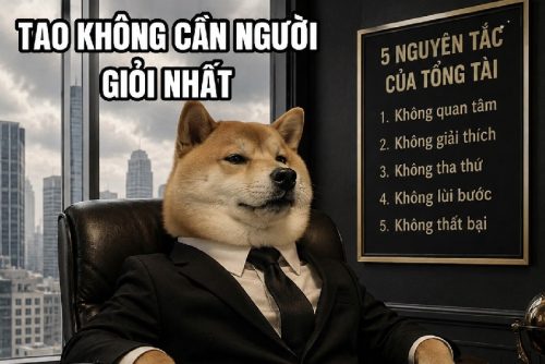 Bộ sưu tập meme chó tổng tài biểu cảm bá đạo cực hài