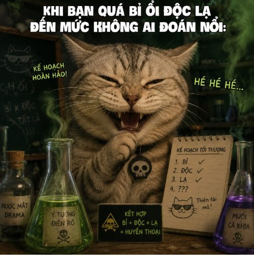 Bộ sưu tập meme mèo khinh bỉ biểu cảm cực bá đạo