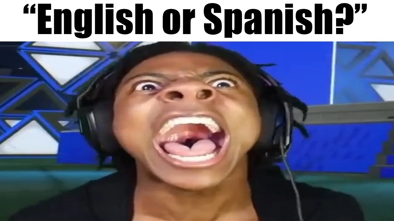 "English or Spanish?"