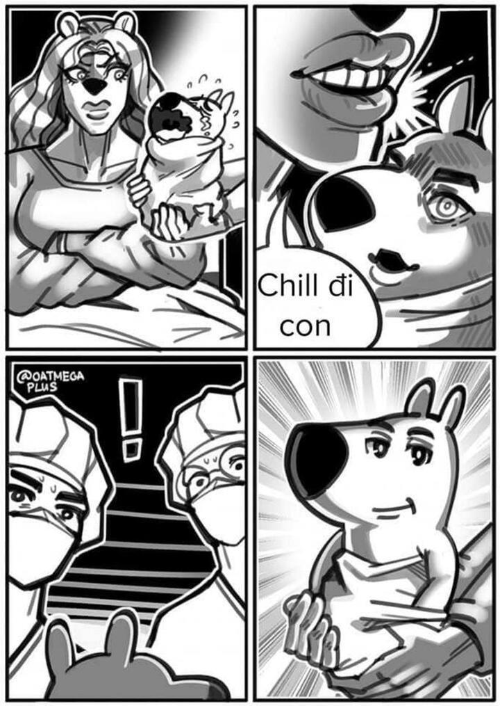 Queen Never Cry Chill Guy combo