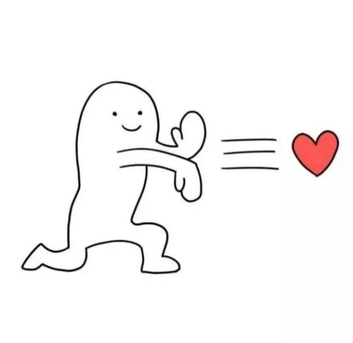 Meme gấu trúc thả tim nhìn rất duyên