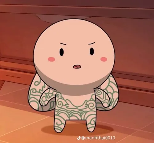 Meme thỏ bảy màu xăm trổ