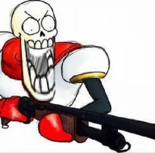 Meme troll súng chỉa vào màn hình