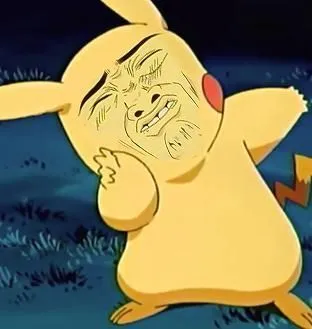 Pikachu bá đạo với gương mặt ngáo lòi