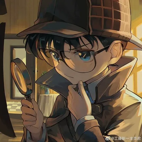 Bộ sưu tập ảnh meme Conan giúp bạn thể hiện ánh mắt thám tử soi mói