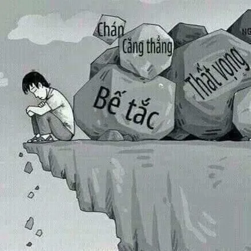 Meme hài cú sập tinh thần hợp để mô tả những pha chán nản nặng