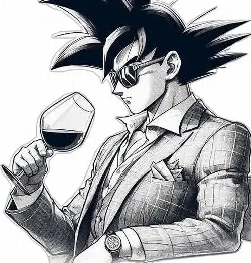 Hình chế Son Goku biến hình Super Saiyan lần đầu