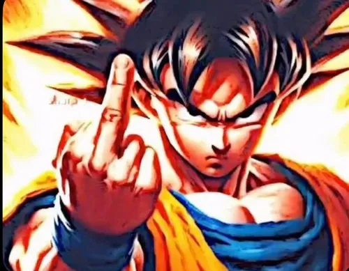 Hình chế vui Sôn Gô Ku bị con trai Son Gohan trêu