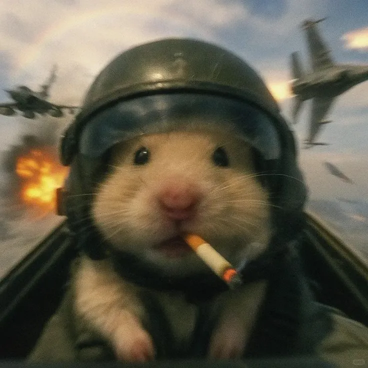 Hình chuột hamster tinh nghịch cực đáng yêu