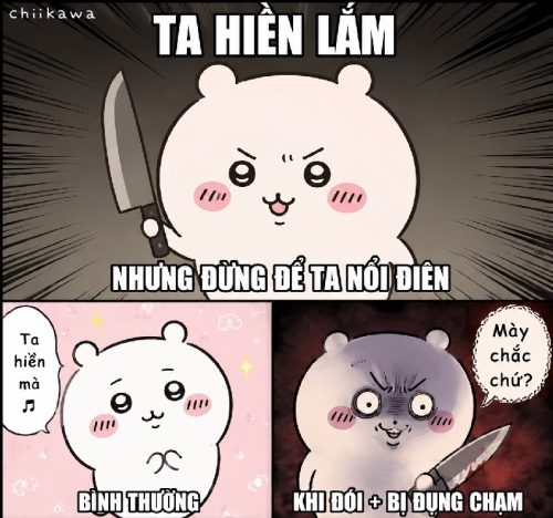 Chiikawa meme – Tổng hợp ảnh chế cute siêu dễ thương nhất