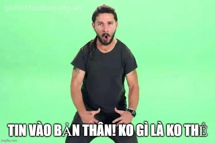 Nét mặt tràn đầy tự tin khi bước vào thử thách