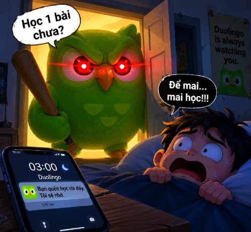 Duolingo meme – Sưu tầm ảnh chế chú cú xanh siêu lầy
