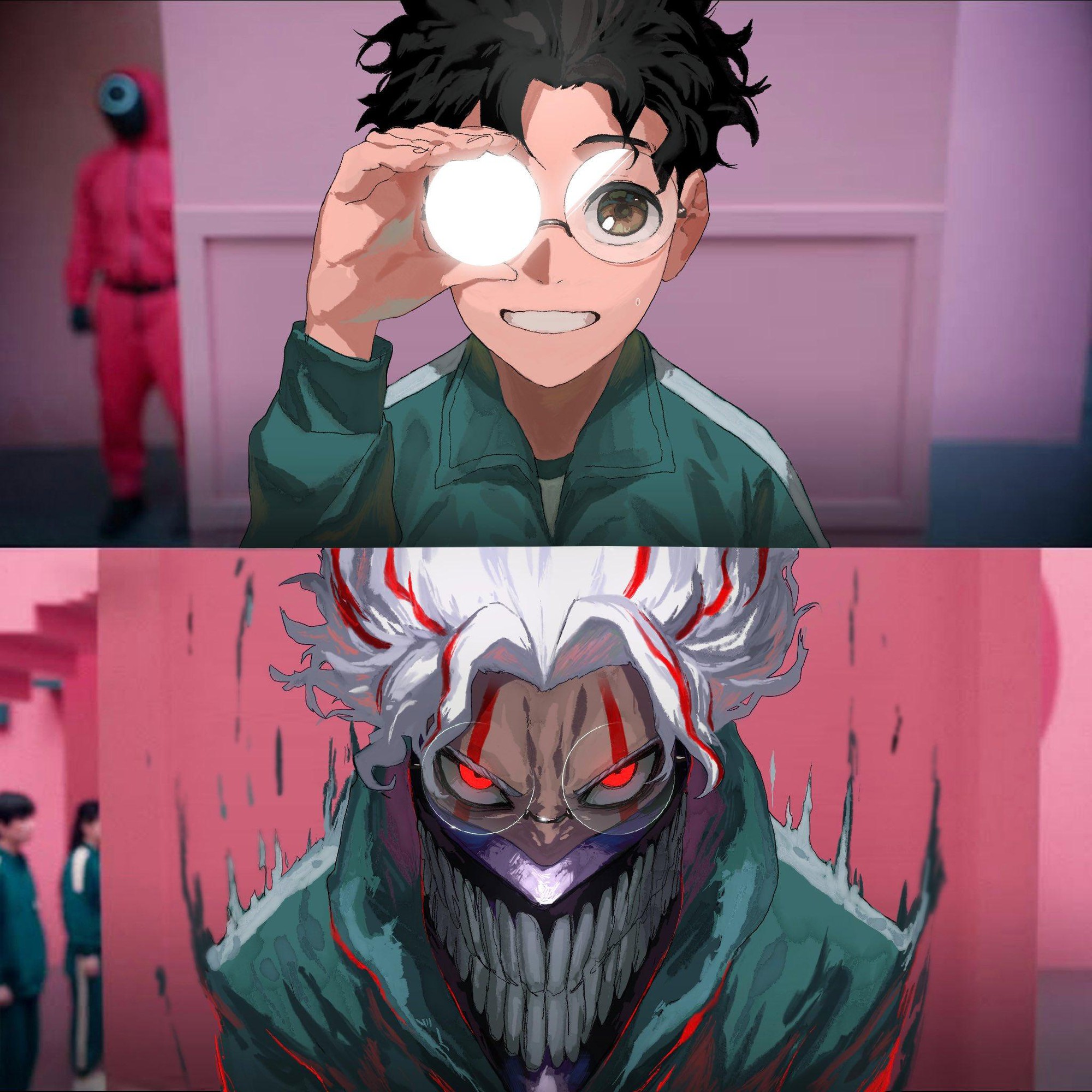 Meme Squid Game trở thành trào lưu trong cộng đồng anime