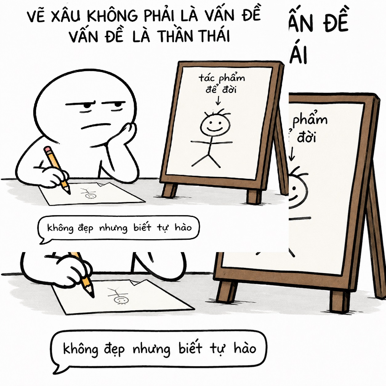 Khi khả năng hội họa không cao nhưng độ hài lại vượt chuẩn.