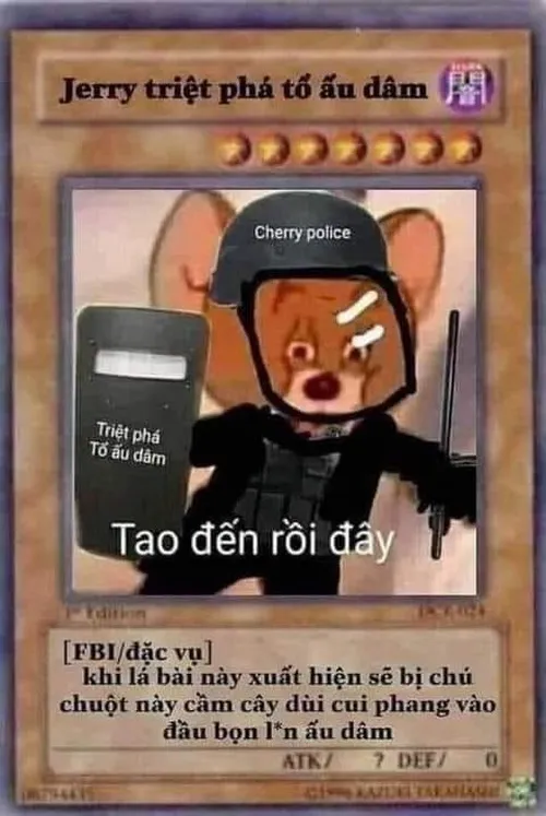 Hình meme hài lá bùa dùng khả năng đảo ngược triệt để