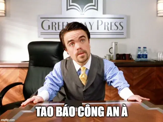 Ảnh chế tao báo công an nhìn cực ngộ nghĩnh