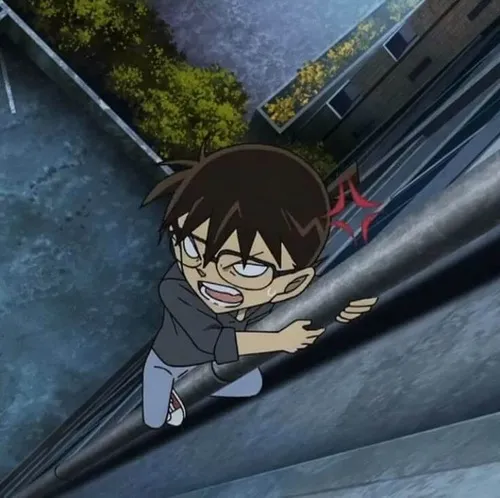 Meme Conan ánh mắt sắc bén khiến ai run
