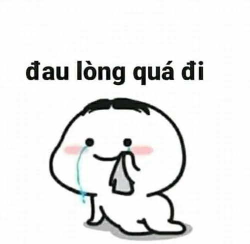 Meme buồn tình, biểu cảm chạm cảm xúc.