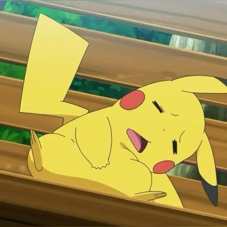 Ảnh Pikachu ngủ gật bá đạo làm dân mạng xỉu