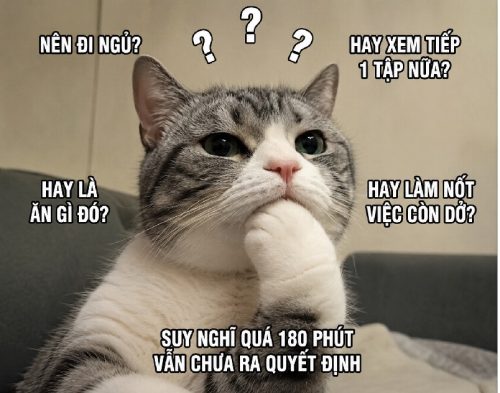 Bộ meme suy nghĩ, suy ngẫm siêu hề tỏ vẻ quan trọng hài
