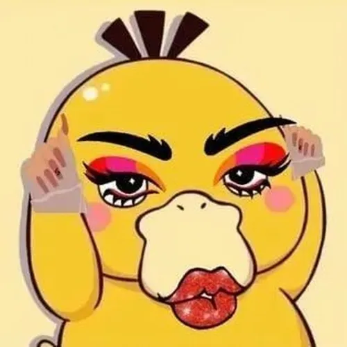 Ảnh vui vịt vàng không hiểu nhưng vẫn pose dáng.