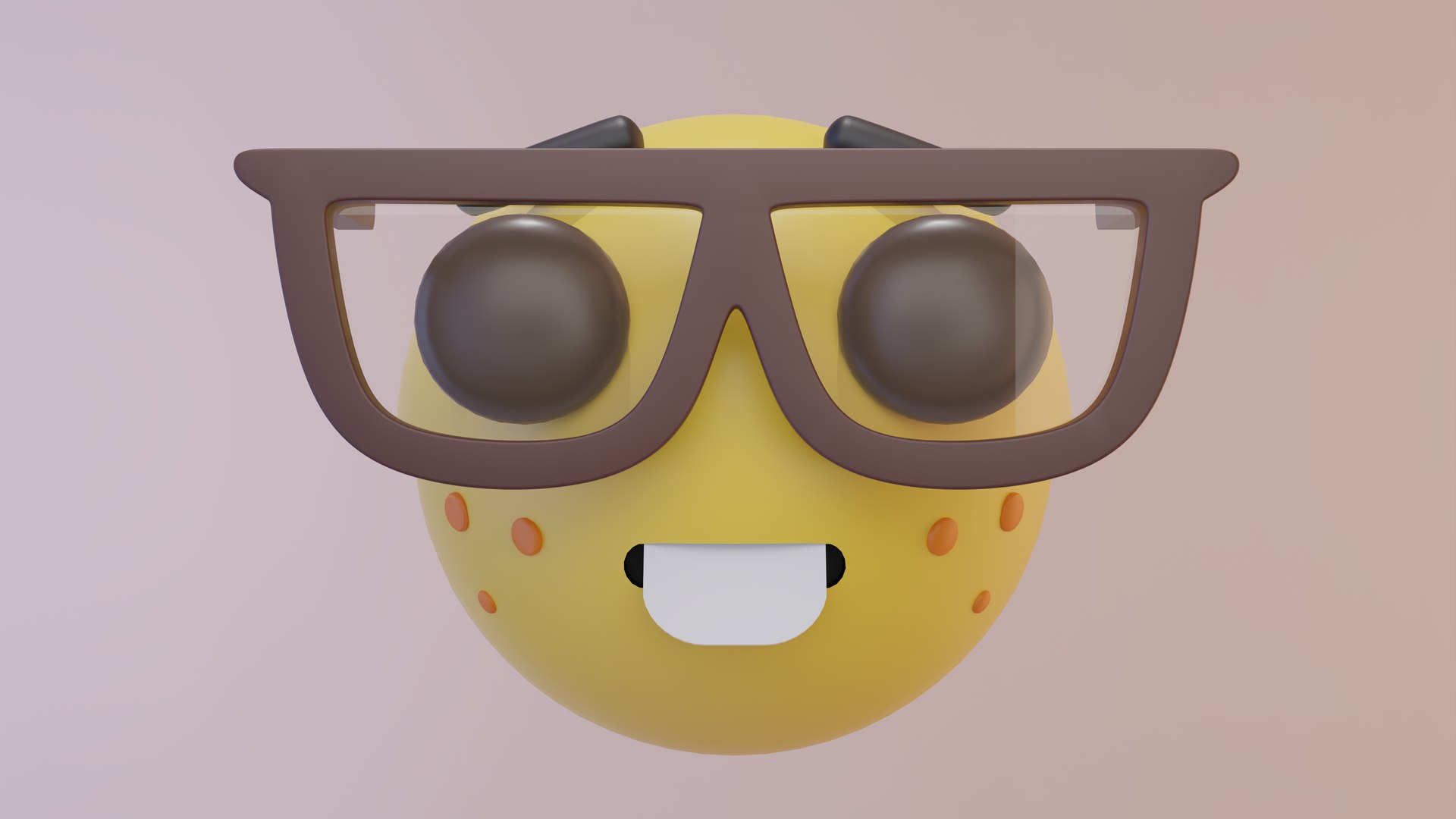 Nerd Emoji 3D meme