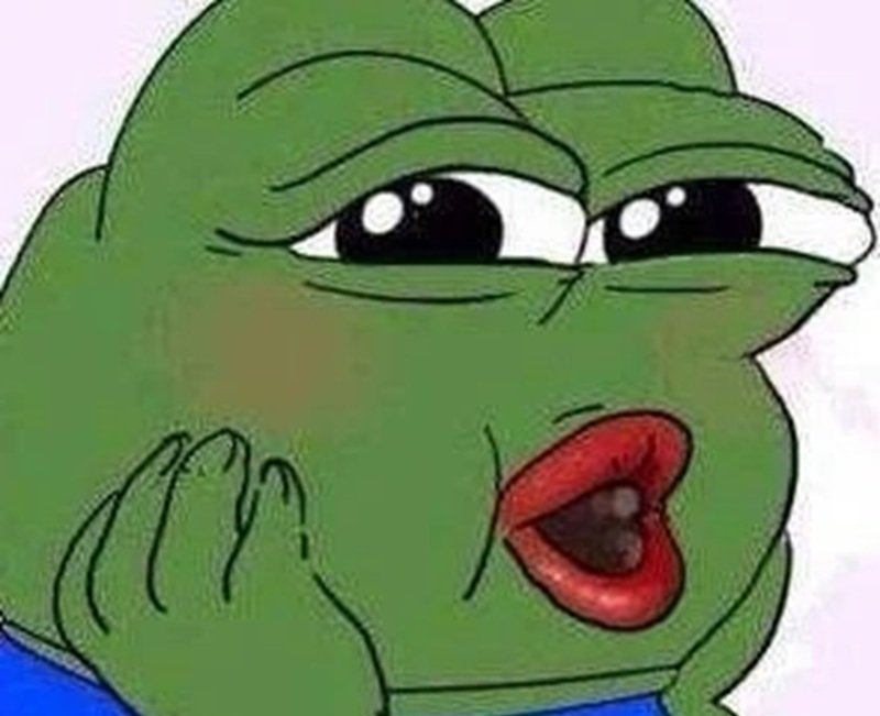 Hình pepe meme với biểu cảm hài hước cực kỳ quen thuộc