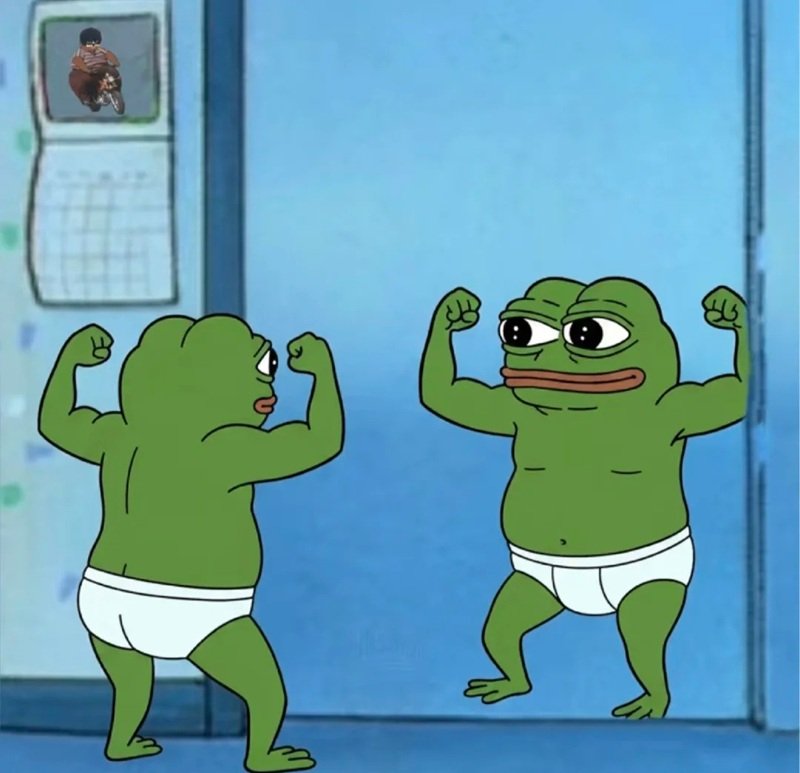 Pepe meme mang phong cách hài hước quen thuộc