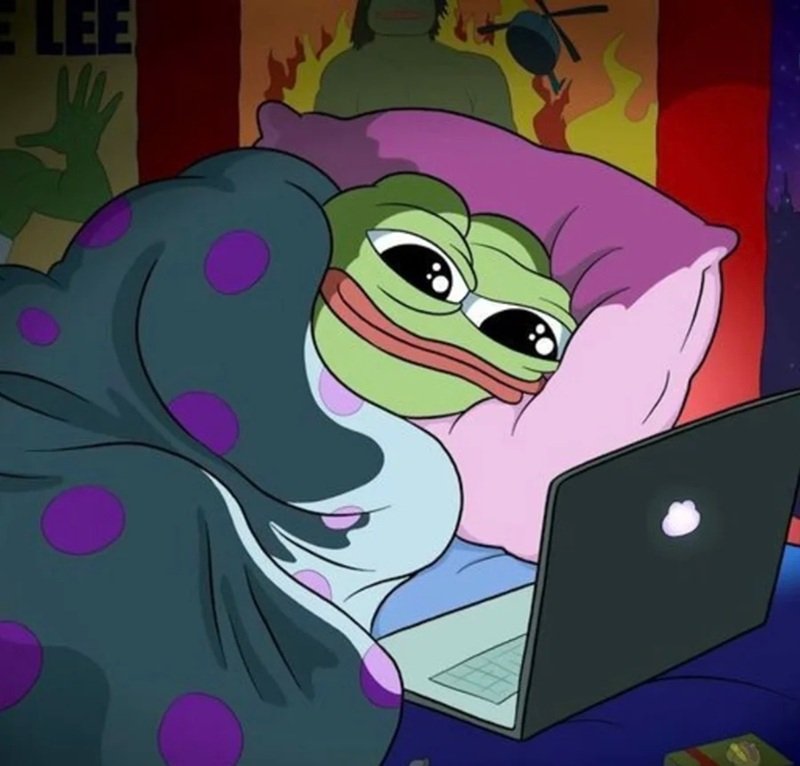 Hình pepe meme biểu cảm buồn đầy cảm xúc