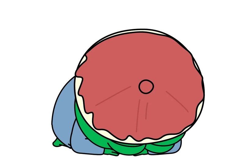 Meme ếch pepe với biểu cảm buồn cười