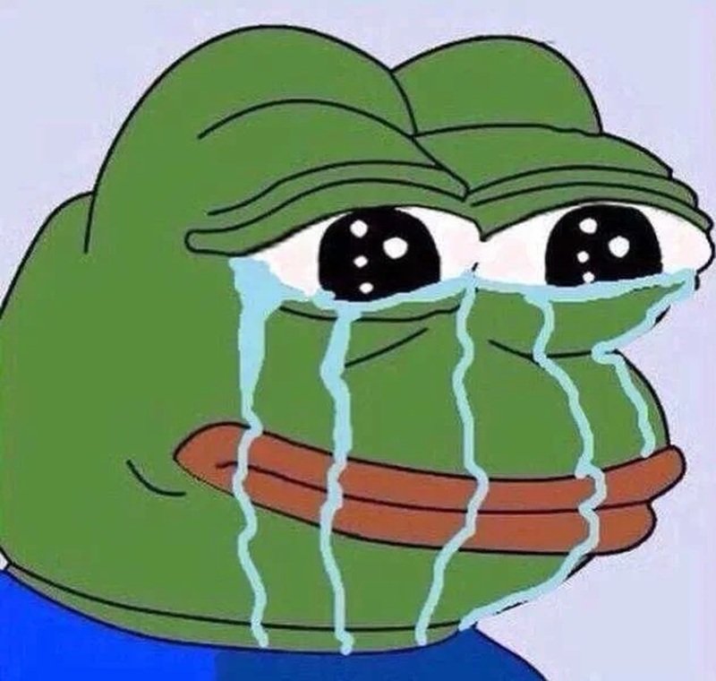 Ảnh meme ếch pepe dùng để phản ứng