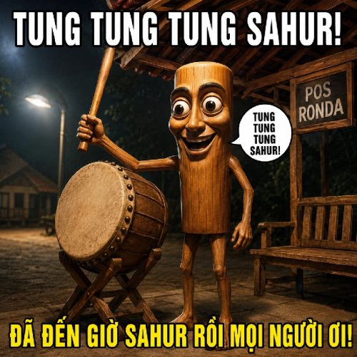 Tung tung tung sahur meme – Bộ ảnh chế siêu hài bựa nhất