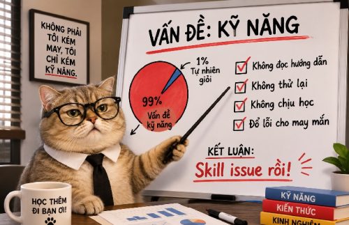 Vấn đề kỹ năng meme – Bộ ảnh chế skill issue siêu hài bựa