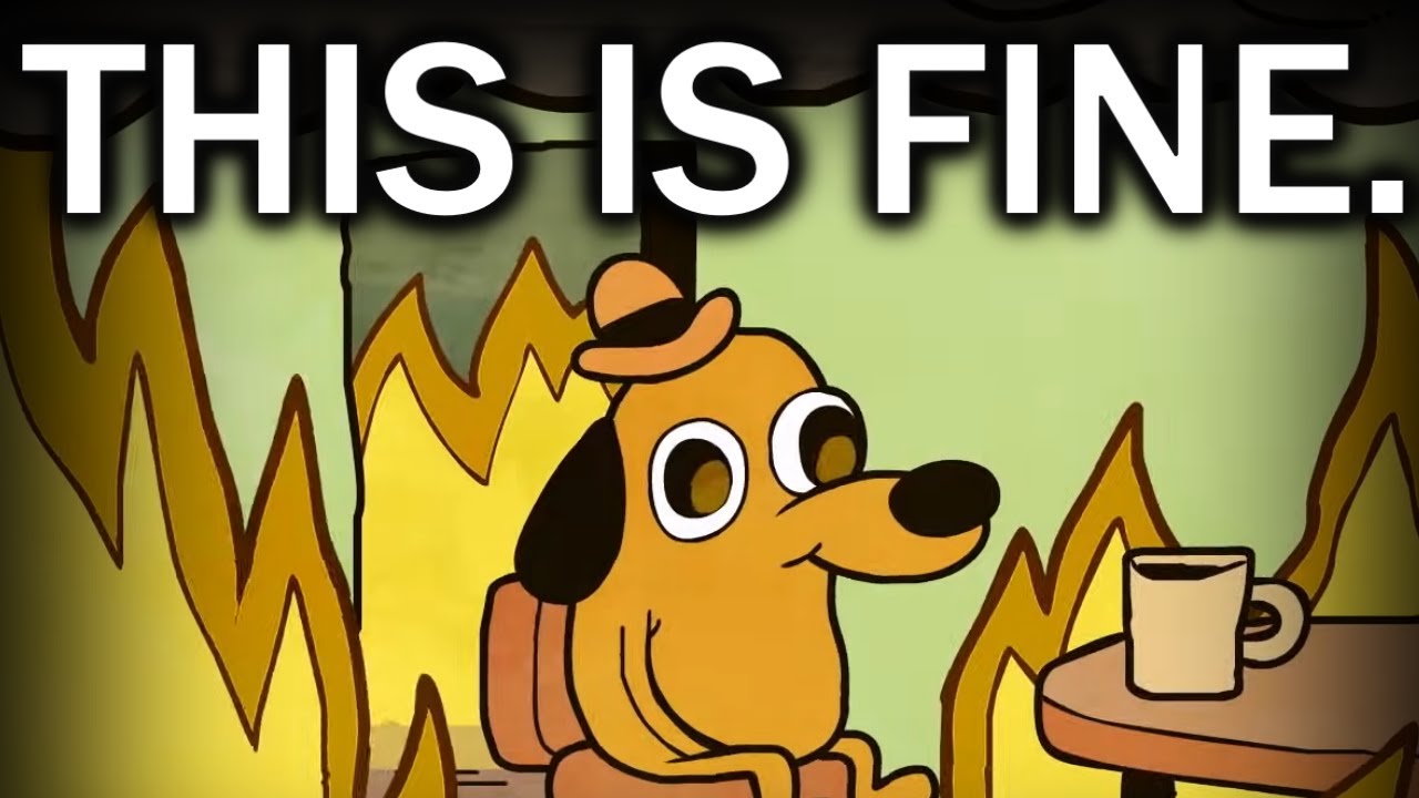 This Is Fine Meme - TOP Ảnh Chế Fire Dog 🔥
