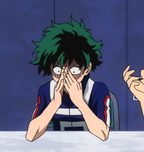 My hero academia Midoriya Izuku #Myheroacademia #MidoriyaIzuku #anime | Anime meme face, Funny anime pics, Otaku anime