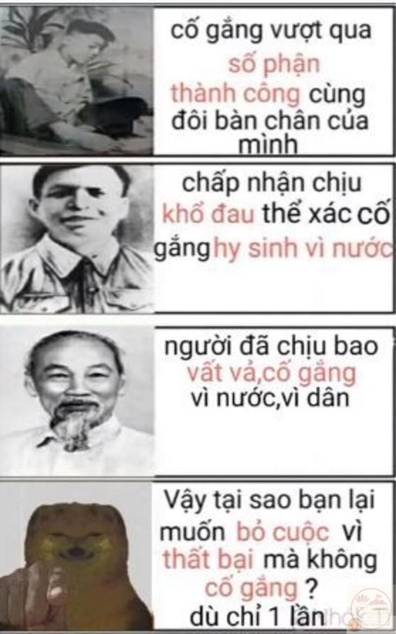 Meme nhân văn - Chế ảnh buồn quá, tôi không quen nổi