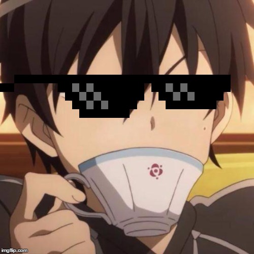 Kirito Deal with it Meme Generator - Imgflip