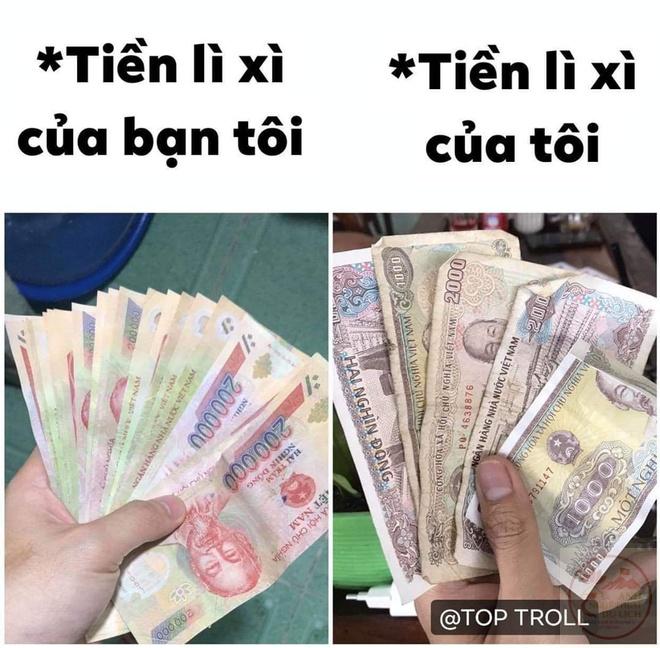 Mỗi phong bao đều mang theo một lời chúc tốt đẹp.