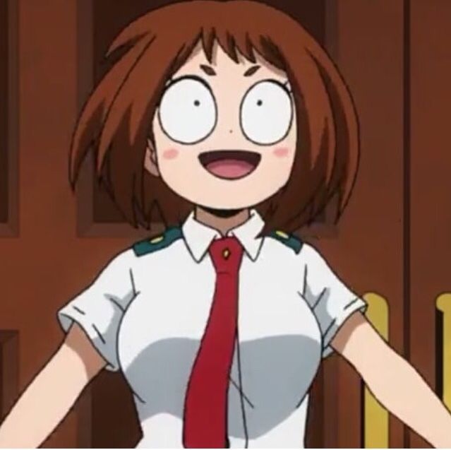 Anime Meme Face | Ochaco funny, Uraraka surprised, Uraraka low quality pics