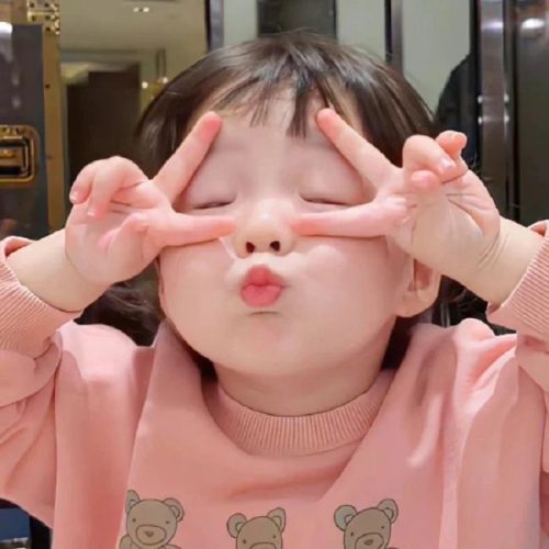 Meme em bé Hàn Quốc – Ảnh chế siêu cute đáng yêu nhất