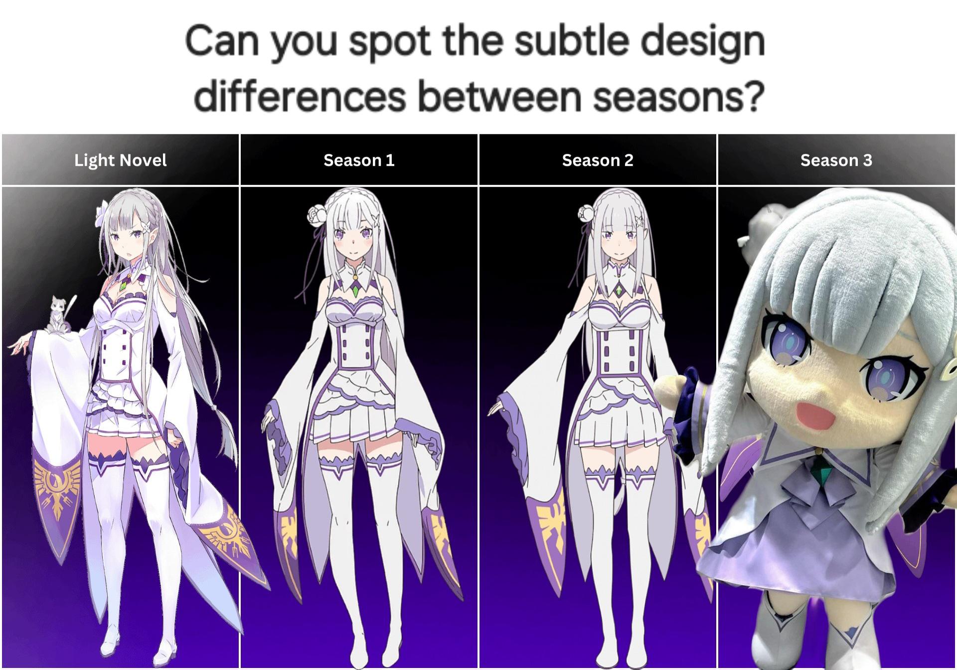 Ảnh chế] Tui nghĩ mấy cái buff mùa 3 có lẽ làm Emilia lên mặt rồi. : r/Re_Zero