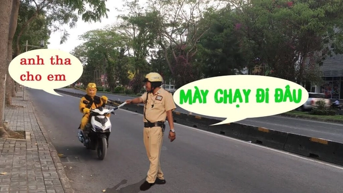 Tôn Ngộ Không chạy trên biển meme khiến pha chạy trốn thêm phần hài hước