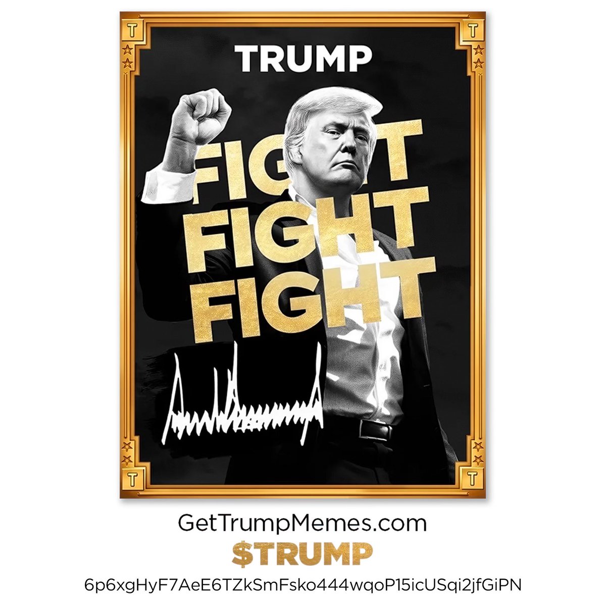 My NEW Official Trump Meme is HERE! It's time to celebrate everything we stand for: WINNING! Join my very special Trump Community. GET YOUR $TRUMP NOW. Go to https://t.co/GX3ZxT5xyq — Have Fun!