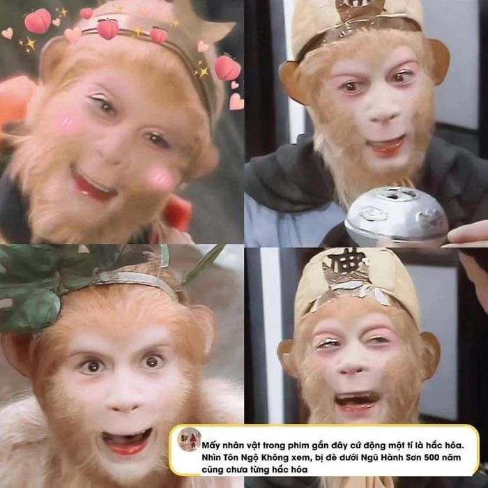 Ảnh Tôn Ngộ Không meme hợp đăng mỗi khi bị bạn bè trêu chọc