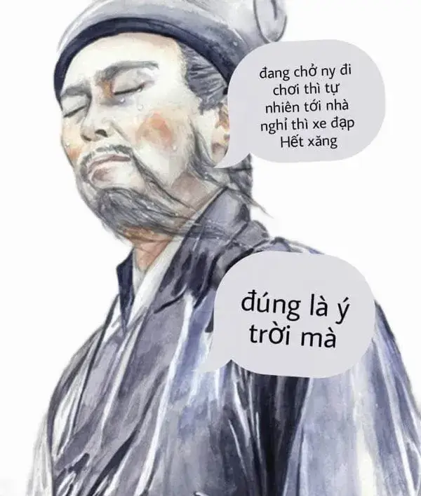 Ý trời không thể thay đổi nhưng meme này giúp bạn cười qua ngày