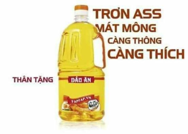 ảnh meme chai dầu ăn