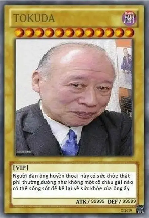 Meme lá bài Tokuda phản ứng gắt