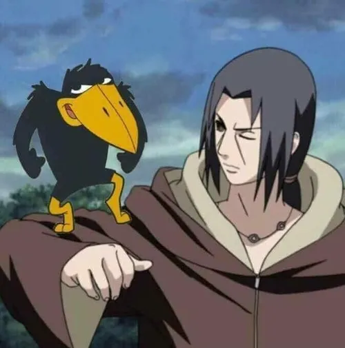 Uchiha Itachi meme chuẩn lúc chẳng còn hứng tranh luận.