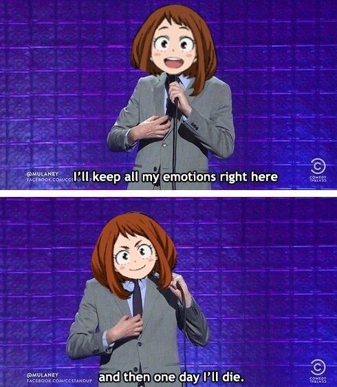 Ochaco funny | Ochako quotes, Ochako funny, Uraraka ochako